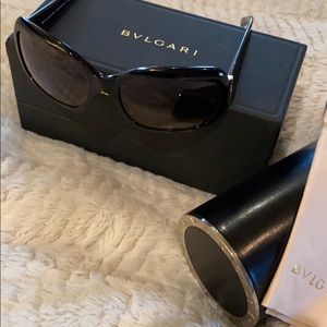 Used a few times, BVLGARY sunglasses!